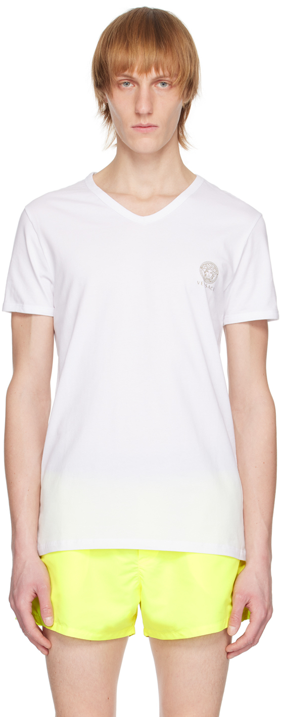 Versace Underwear: White Medusa T-Shirt | SSENSE