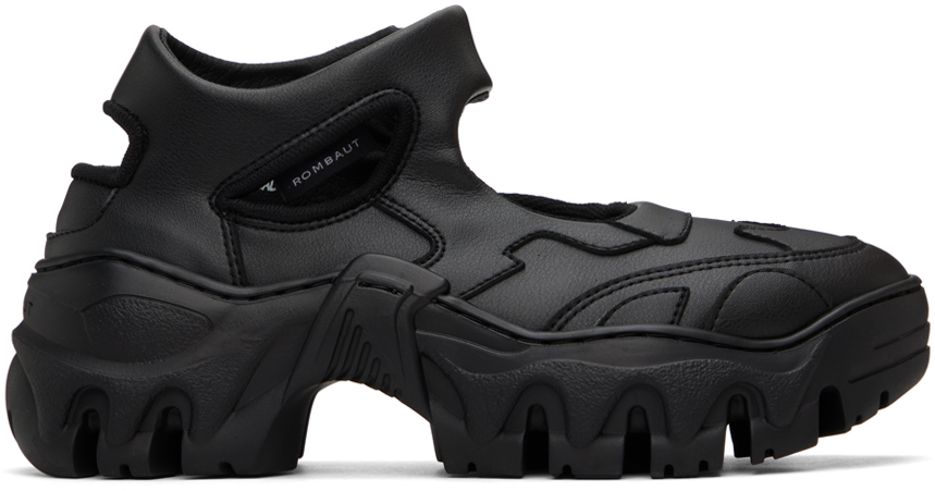Rombaut Black Boccaccio Ii Ibiza Sneakers In Black Beyond Leather