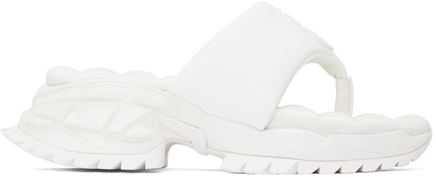 Rombaut Ssense Exclusive White Knokke Sandals