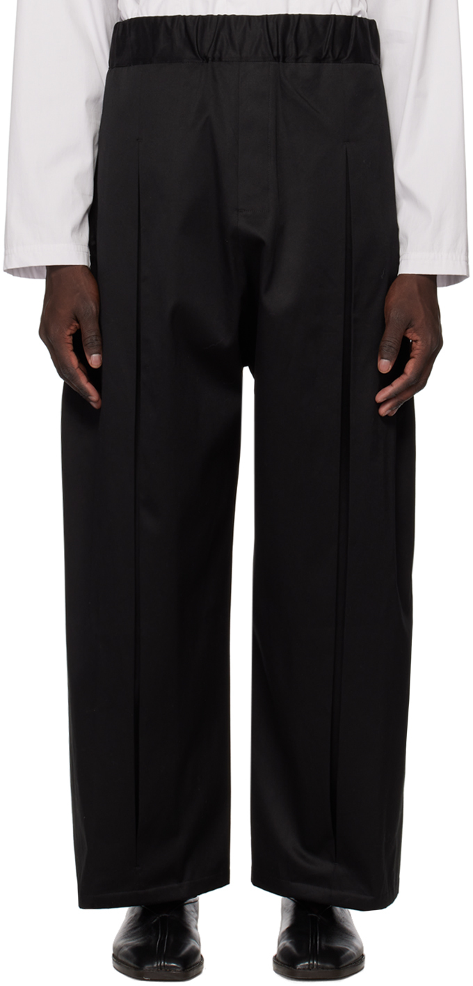 Black Box Pleat Trousers by SAGE NATION on Sale