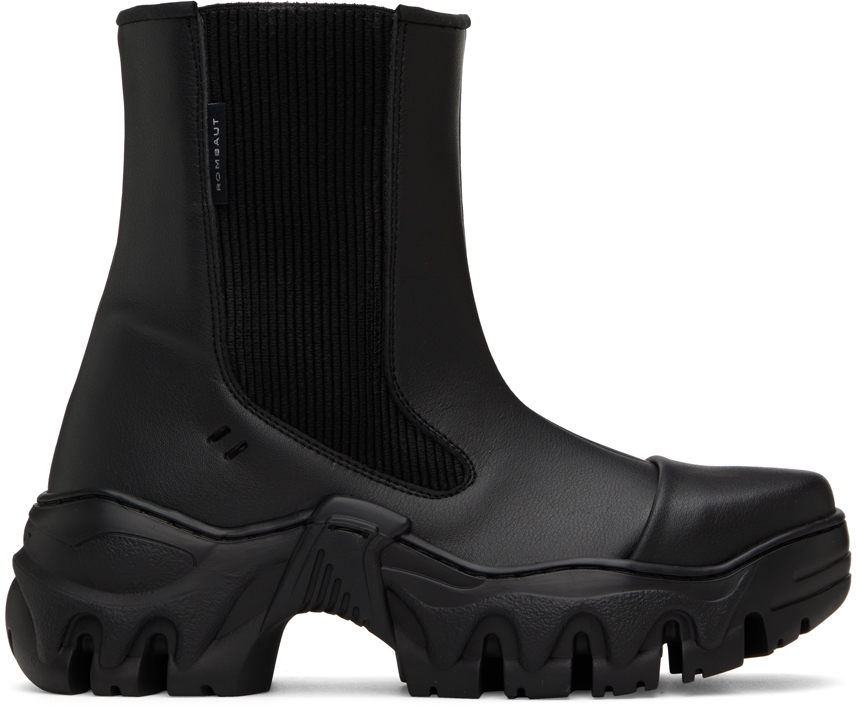 Rombaut Black Boccaccio Ii Chelsea Boots In Black Beyond Leather