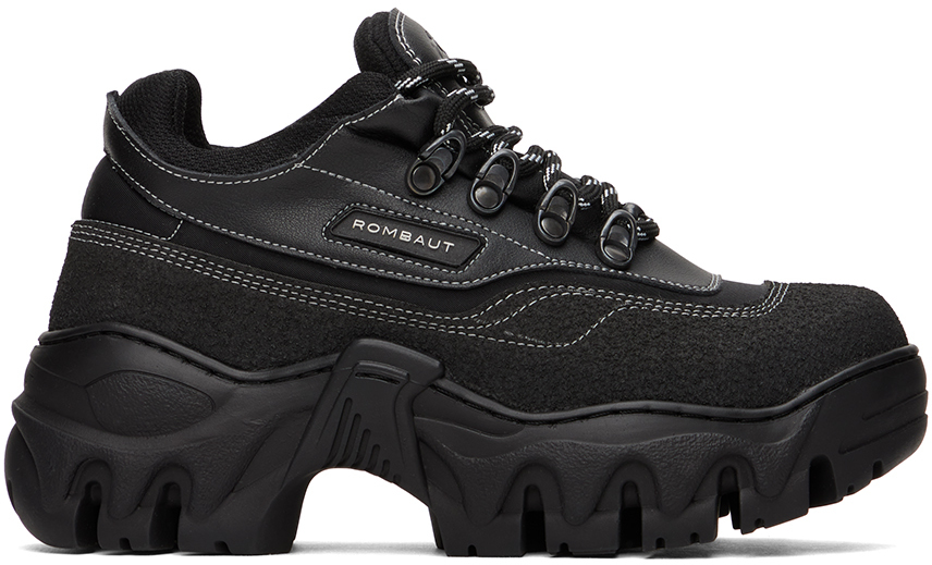 Rombaut: Black Boccaccio II Asfalto Sneakers | SSENSE