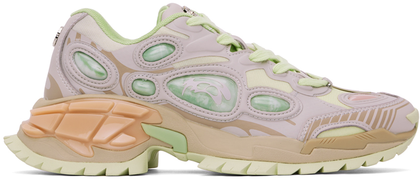Rombaut Purple & Green Nucleo Sneakers In Jade