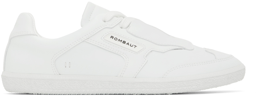 Rombaut White Atmoz Trainers In White Future Leather
