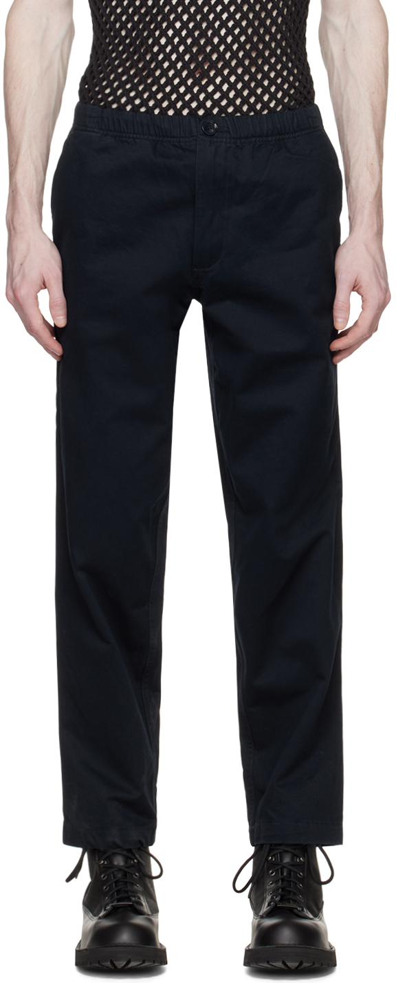 Navy Bank Trousers