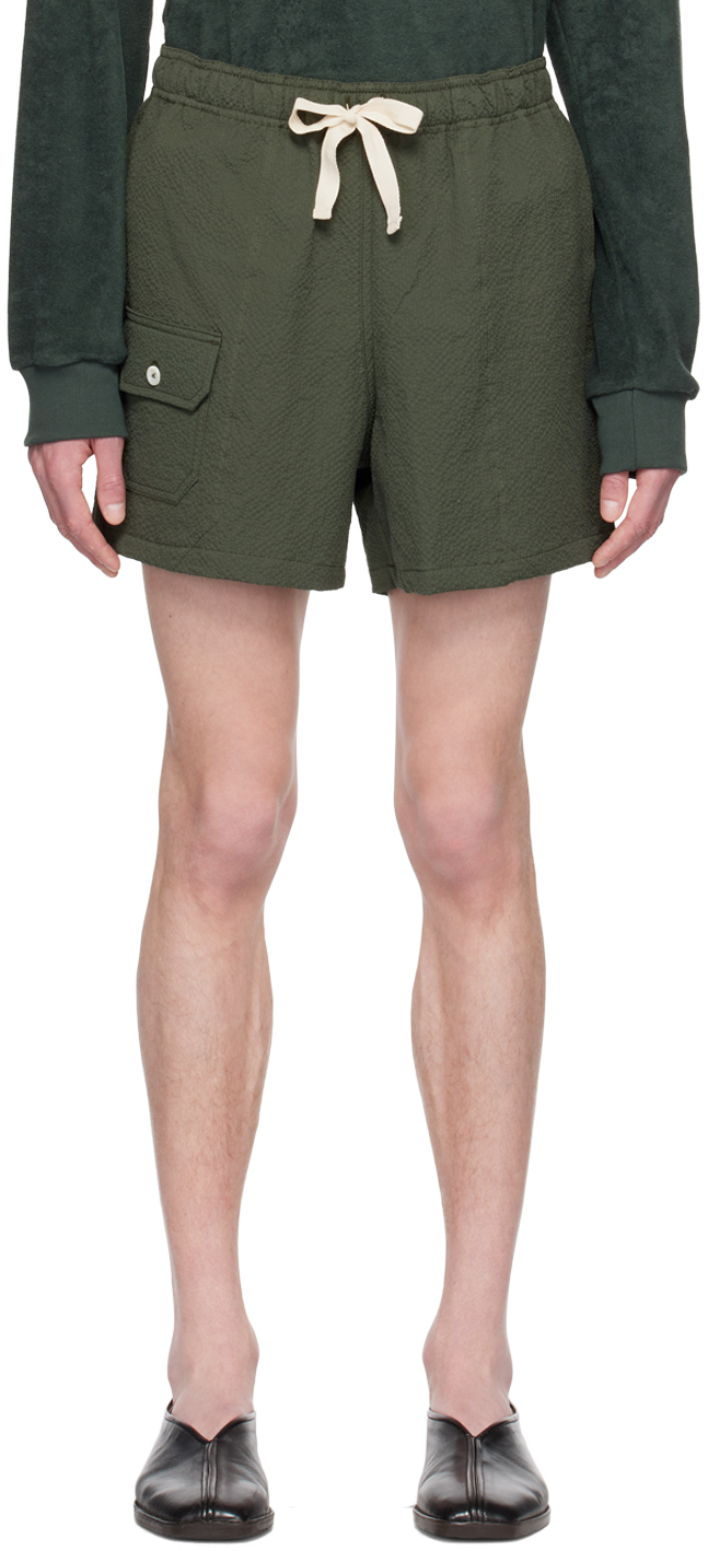 Green Hold On Shorts