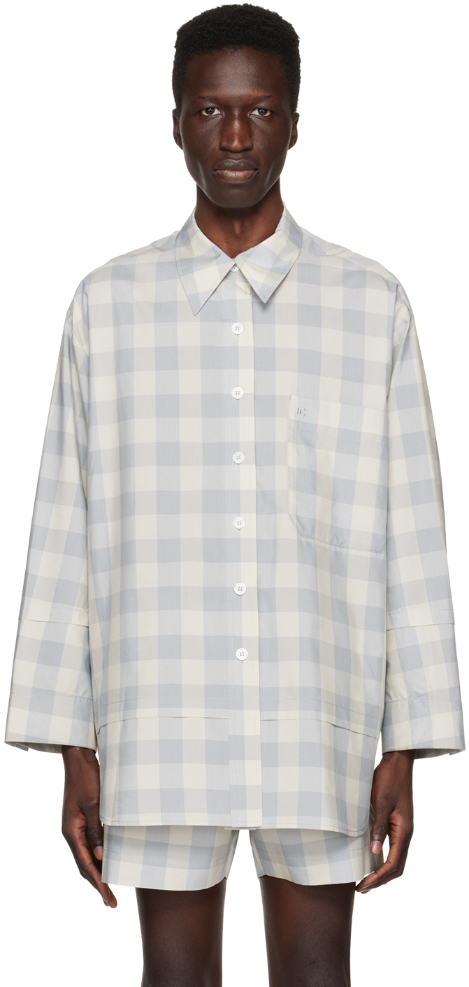 Low Classic Blue & Off-white Check Shirt