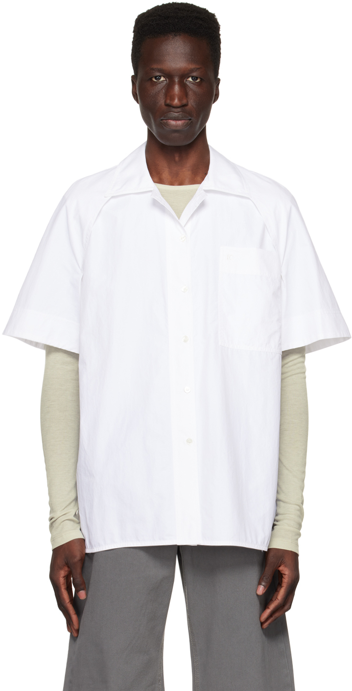 Low Classic White Stitch Pointed Shirt