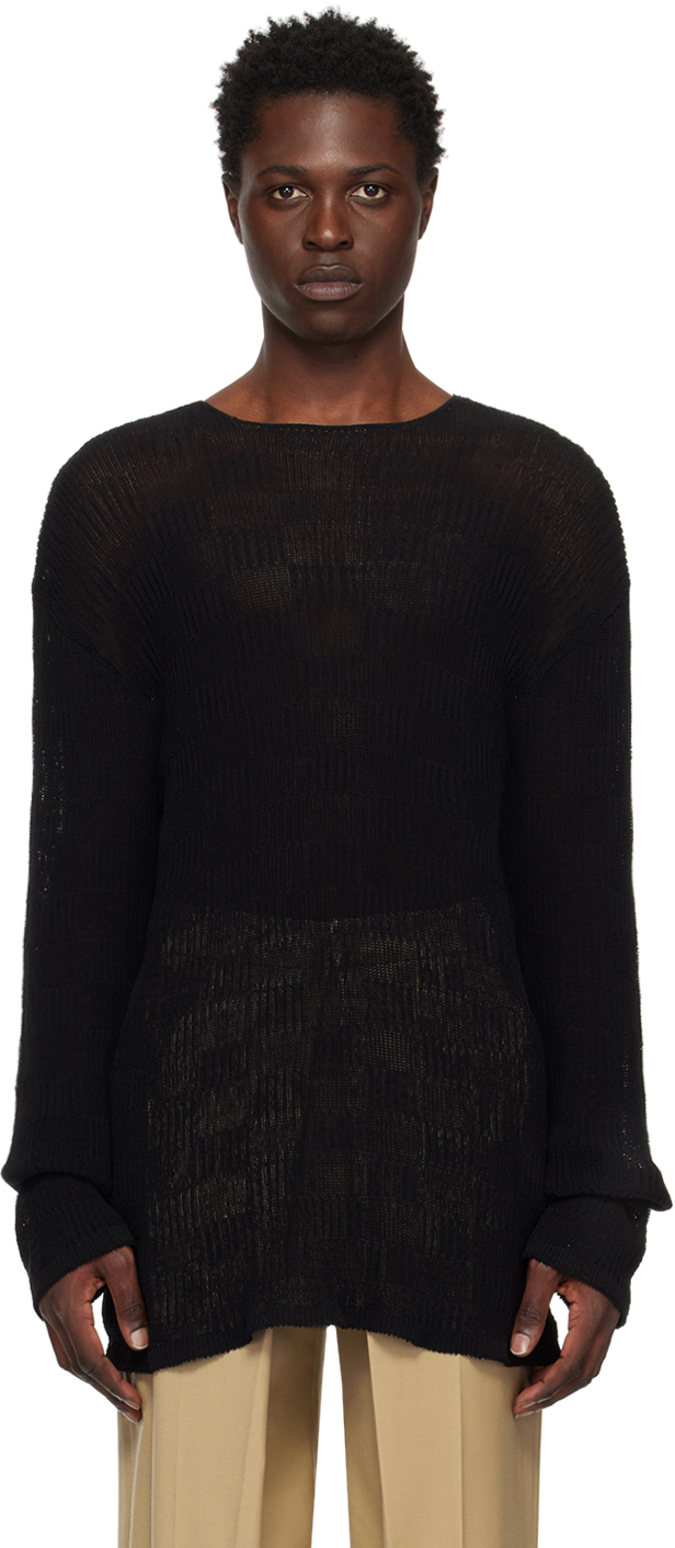 Low Classic Ssense Exclusive Black Resort Sweater
