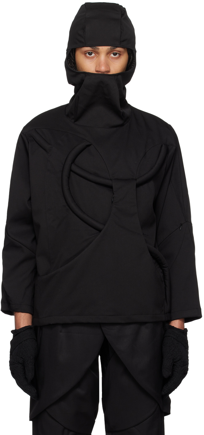 ænrmòus Black Hyperconvex M01 Jacket | Smart Closet