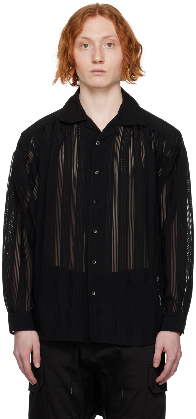 Black Painter Shirt by AïE on Sale