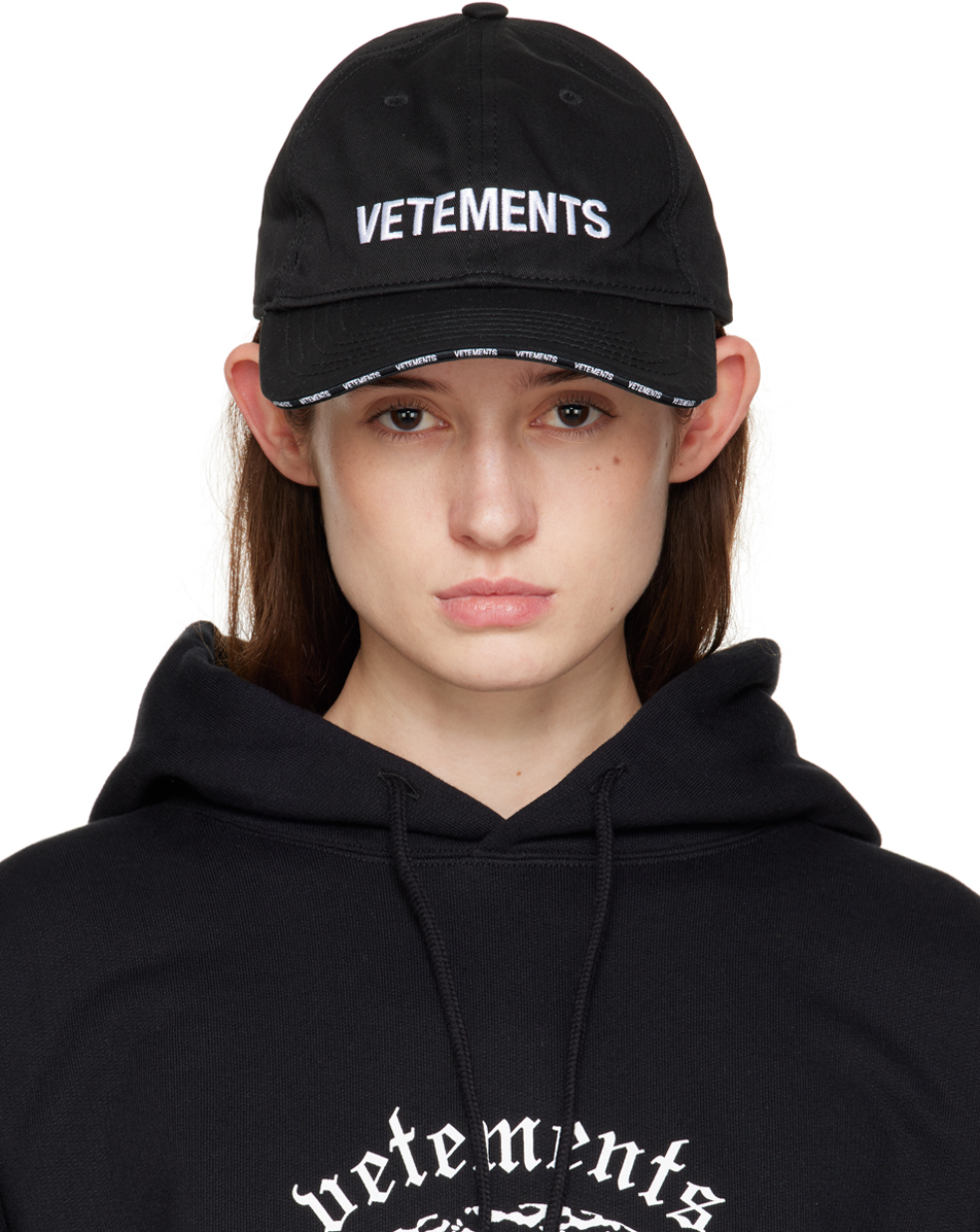 Black Iconic Cap by VETEMENTS on Sale