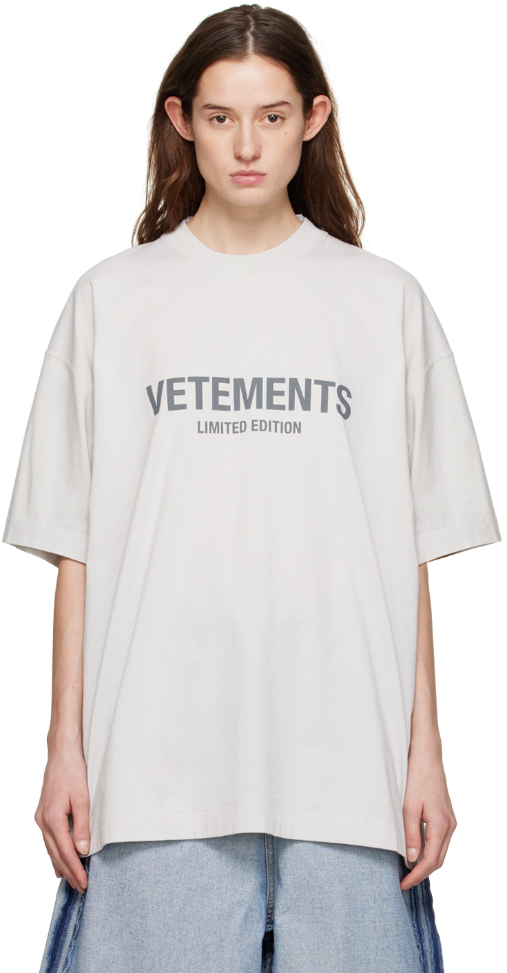 Off-White 'Limited Edition' T-Shirt by VETEMENTS on Sale