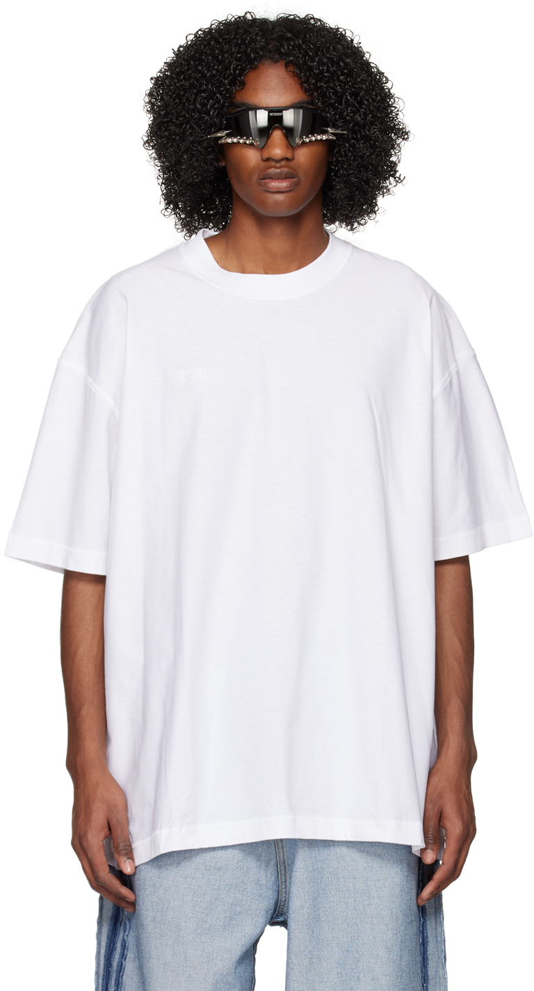 Vetements Basic T-shirt In White