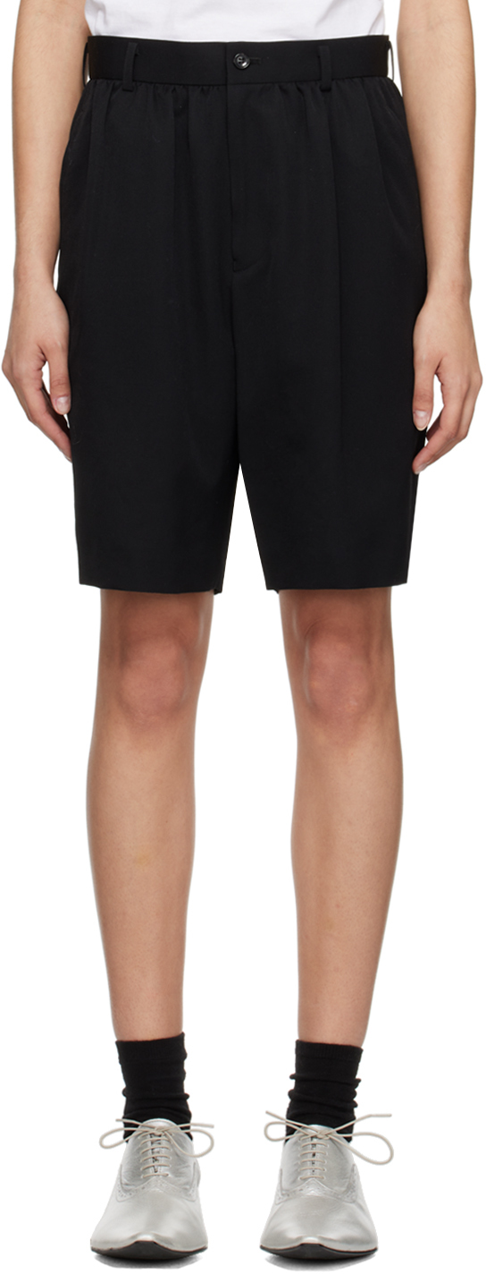 Comme Des Garcons Girl Knee-length Tailored Shorts In Schwarz
