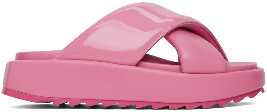 Gia Borghini Pink Gia 25 Sandals In P2500 Pink