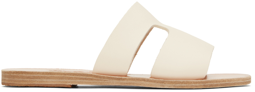 Shop Ancient Greek Sandals Off-white Apteros Sandals In Off White