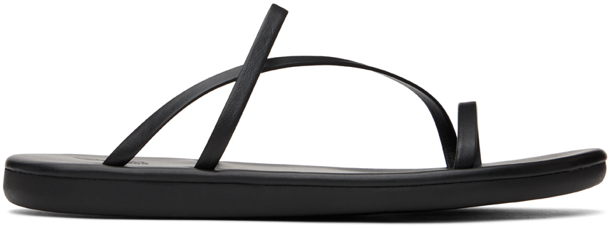 Black Parthena Sandals