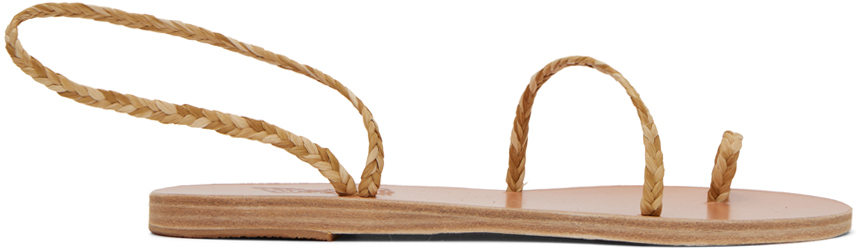 Ancient Greek Sandals Apli Eleftheria Leather Sandals In White | ModeSens