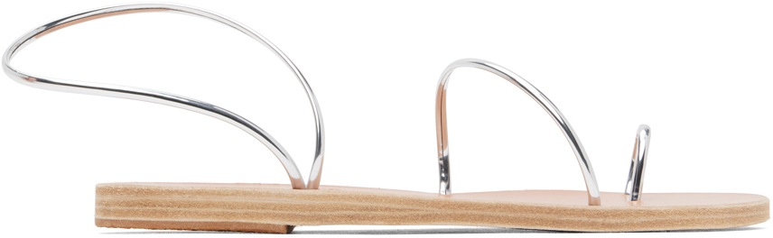 Ancient Greek Sandals: Silver Chora Sandals | SSENSE