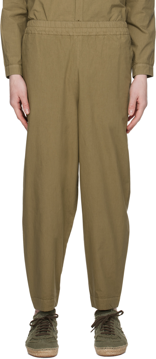 最終 Toogood / THE ACROBAT TROUSER M KHAKI Toogood Khaki 'the Acrobat' Trousers In Green | ModeSens