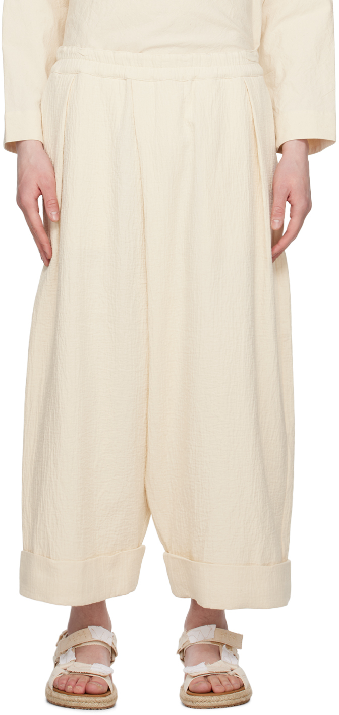 Beige 'The Baker' Trousers by Toogood on Sale