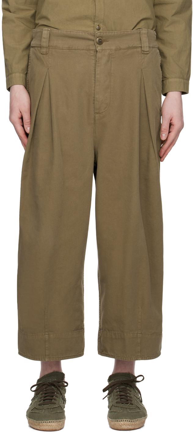 Toogood Khaki 'the Etcher' Trousers | ModeSens