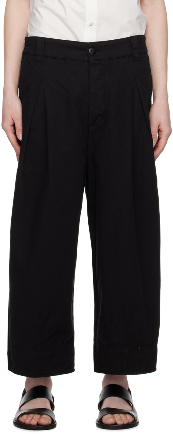 Toogood: Black 'The Etcher' Trousers | SSENSE