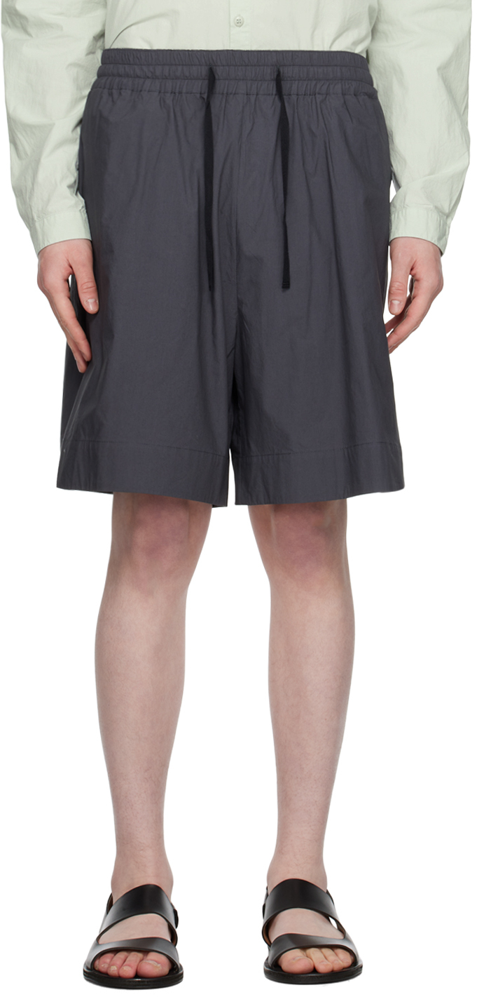 Toogood The Diver Elastic-waist Shorts In Tar