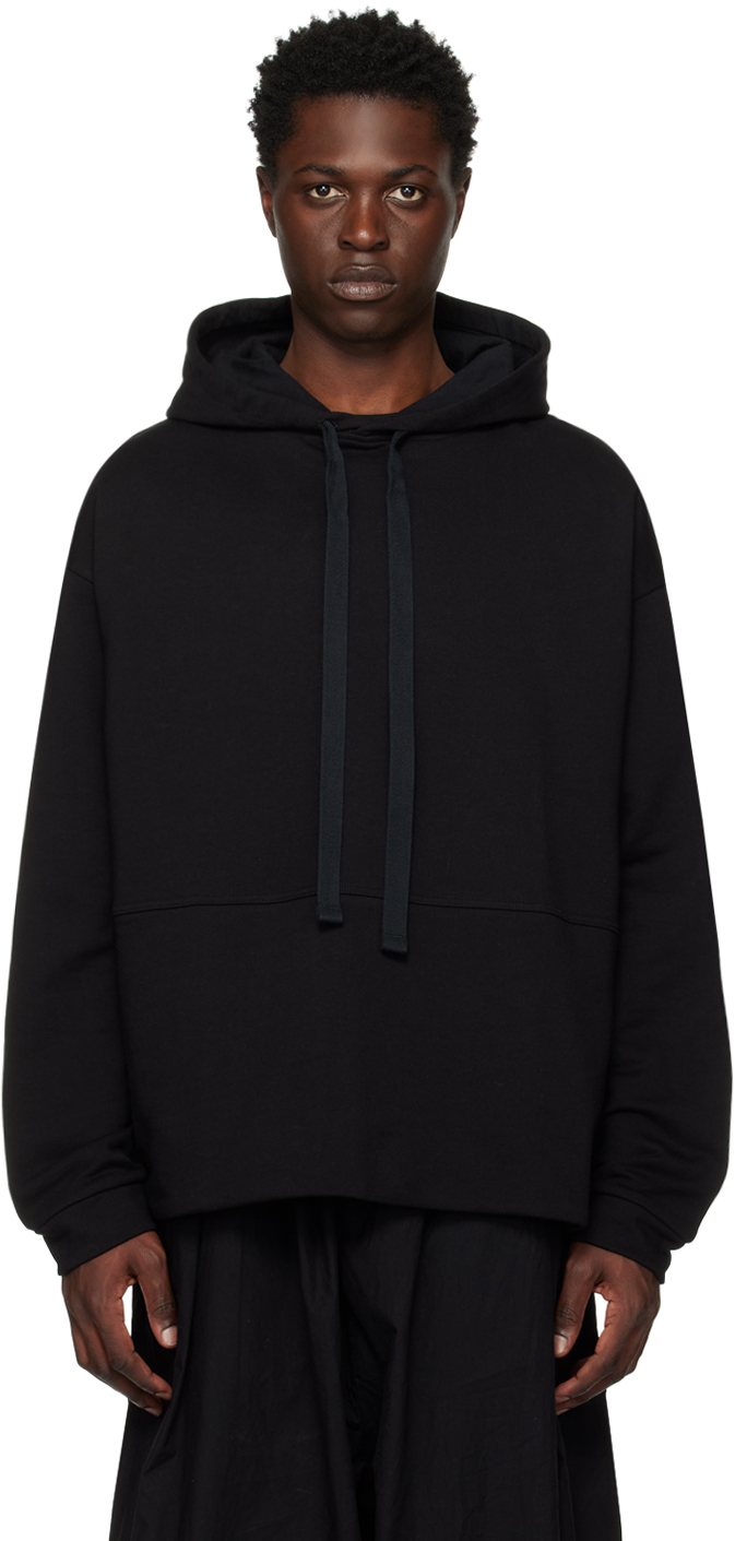 Toogood: Black 'The Lifeguard' Hoodie | SSENSE UK