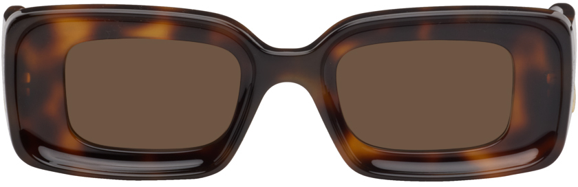 Loewe Tortoiseshell Rectangular Sunglasses