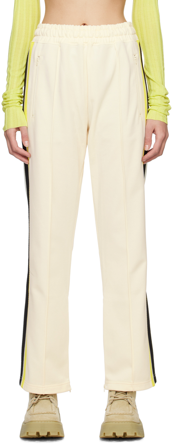 INSCRIRE Off-White Paneled Trousers