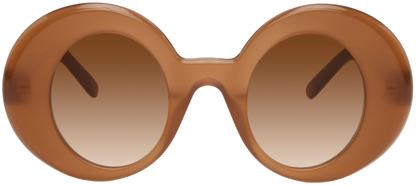 Loewe Brown Round Sunglasses