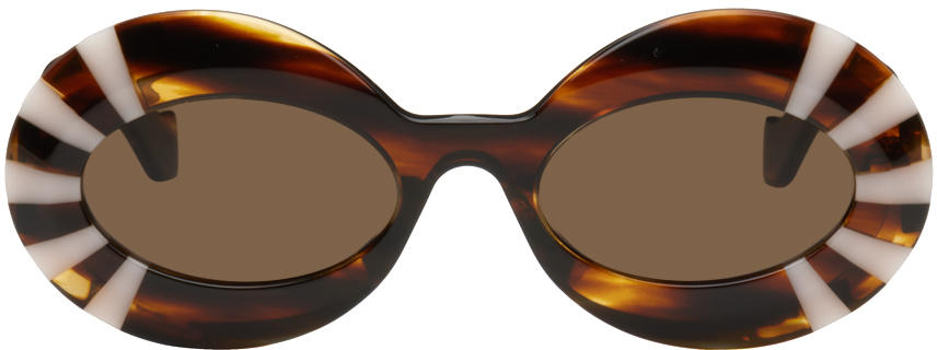 Loewe Brown Oversized Sunglasses