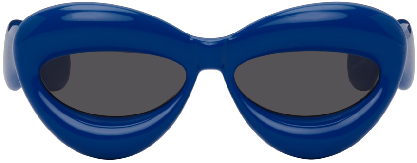 Loewe Blue Inflated Cateye Sunglasses