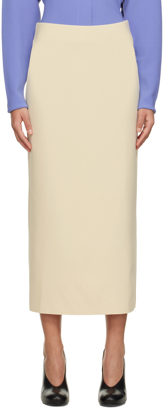 Birrot Off-White H Maxi Skirt