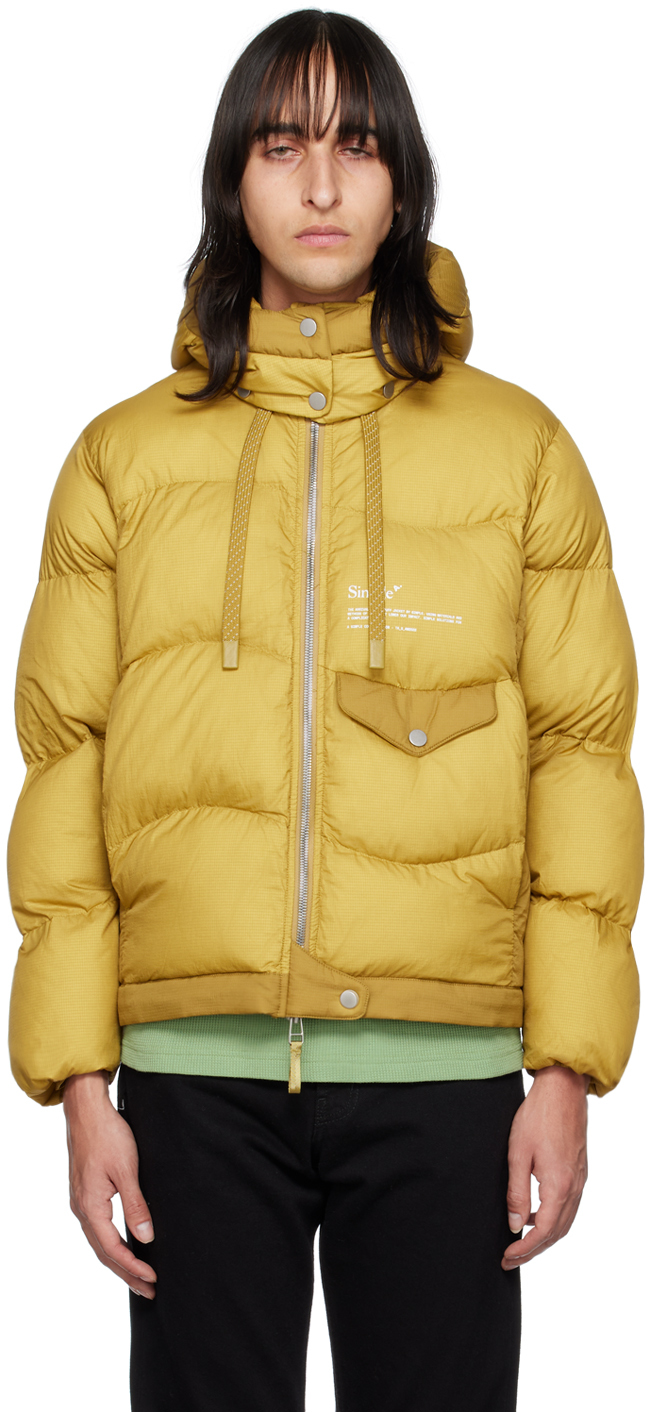 The Arrivals®: Yellow Simple Shoes Edition Puffer Down Jacket | SSENSE
