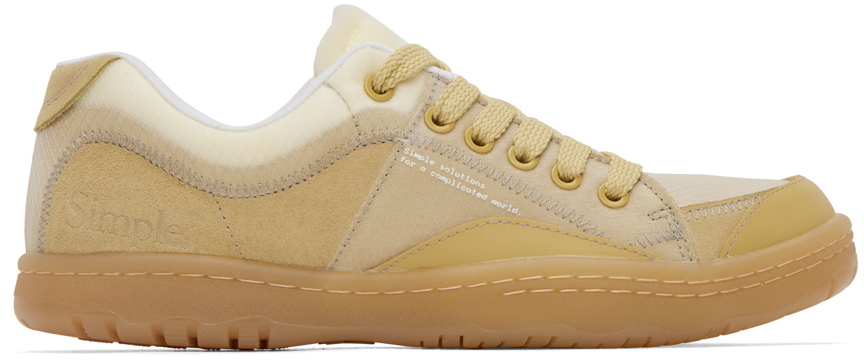 The Arrivals Beige Simple Edition Os Sneakers In Sand