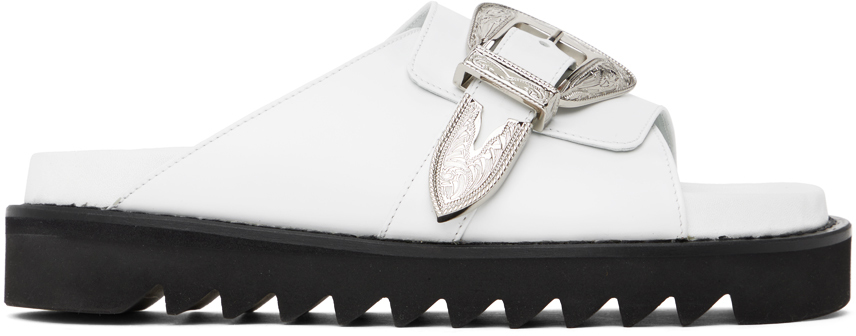 Toga Virilis Ssense Exclusive White Sandals