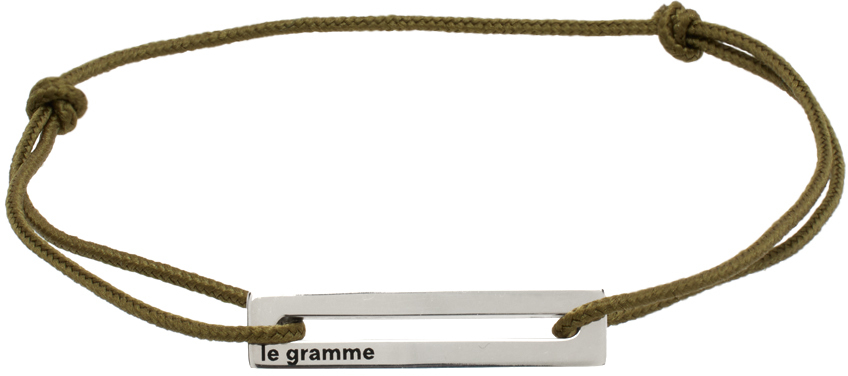 Le Gramme Khaki 'Le 1.7g' Bracelet