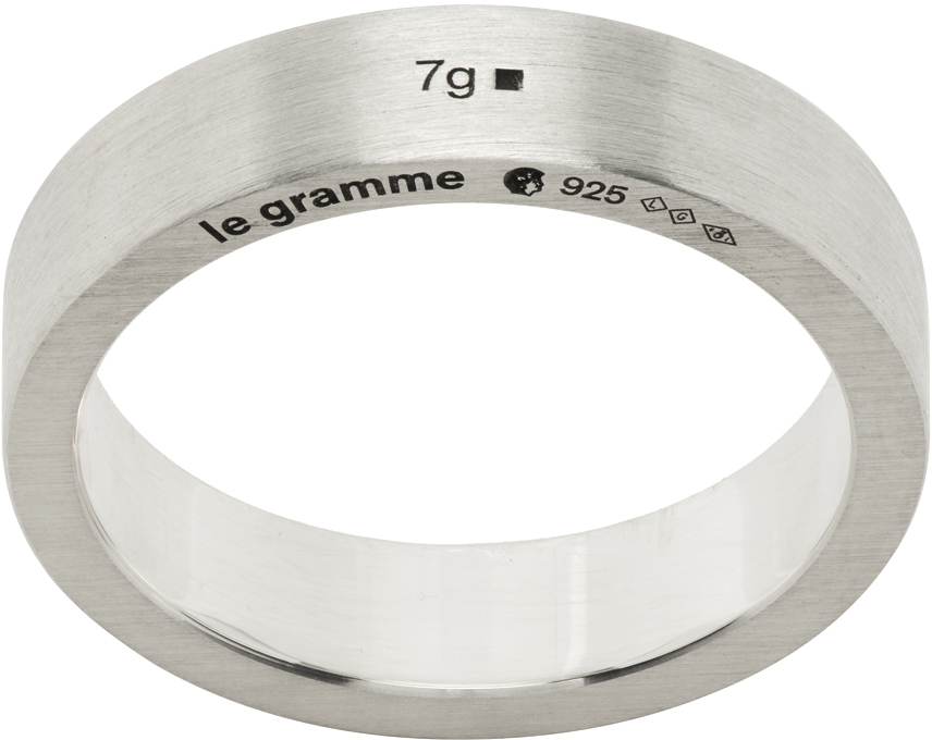 Le Gramme: シルバー Le 7 Grammes Ribbon リング | SSENSE 日本