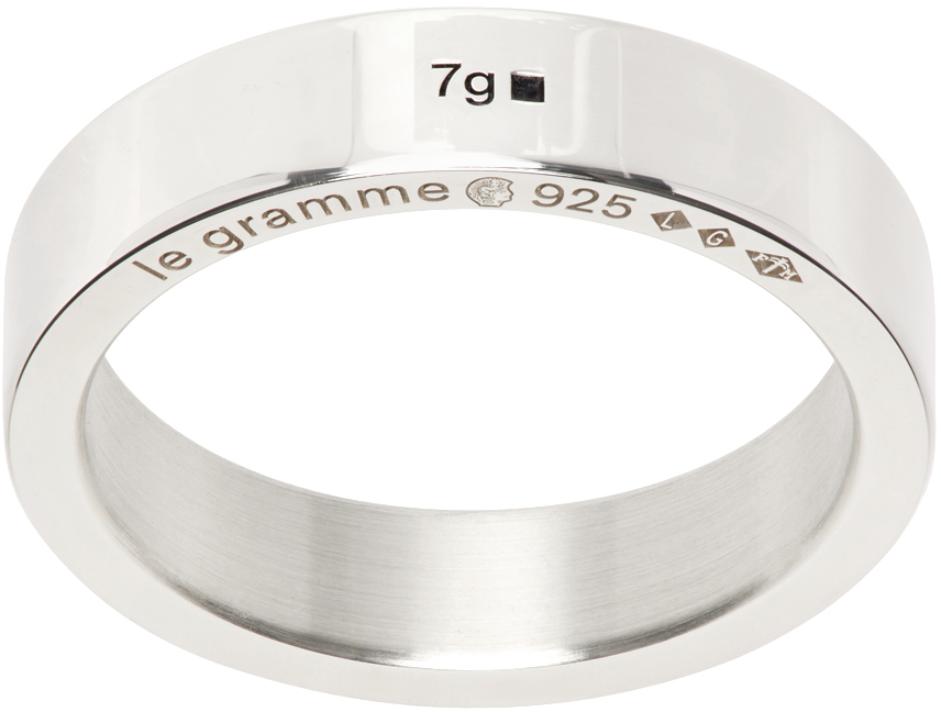 Le Gramme Silver 'La Gramme 7g' Ring