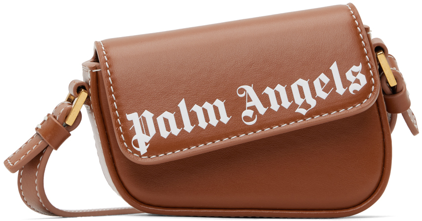 Palm Angels Brown Mini Crash Bag