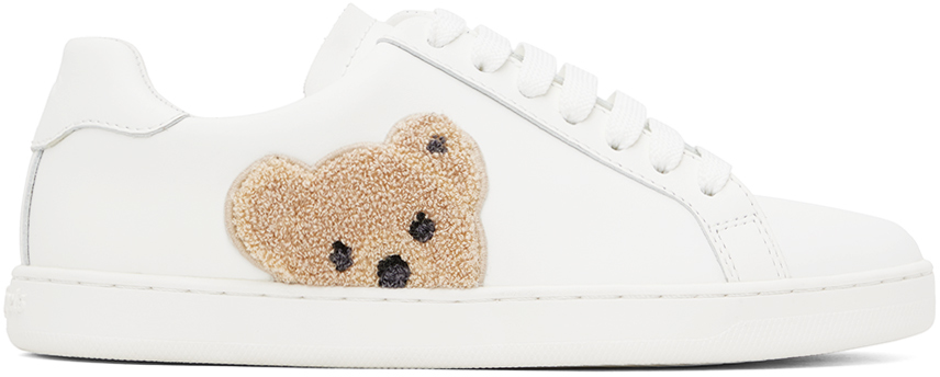 Palm Angels White New Teddy Bear Sneakers