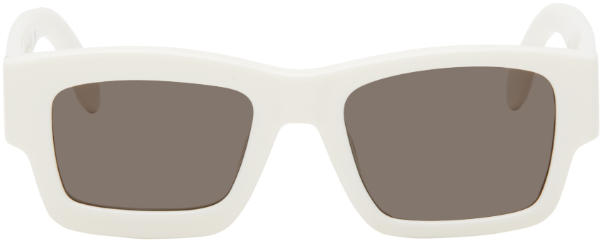 Palm Angels White Murray Sunglasses