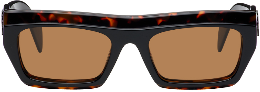 Palm Angels Tortoiseshell & Black Empire Sunglasses