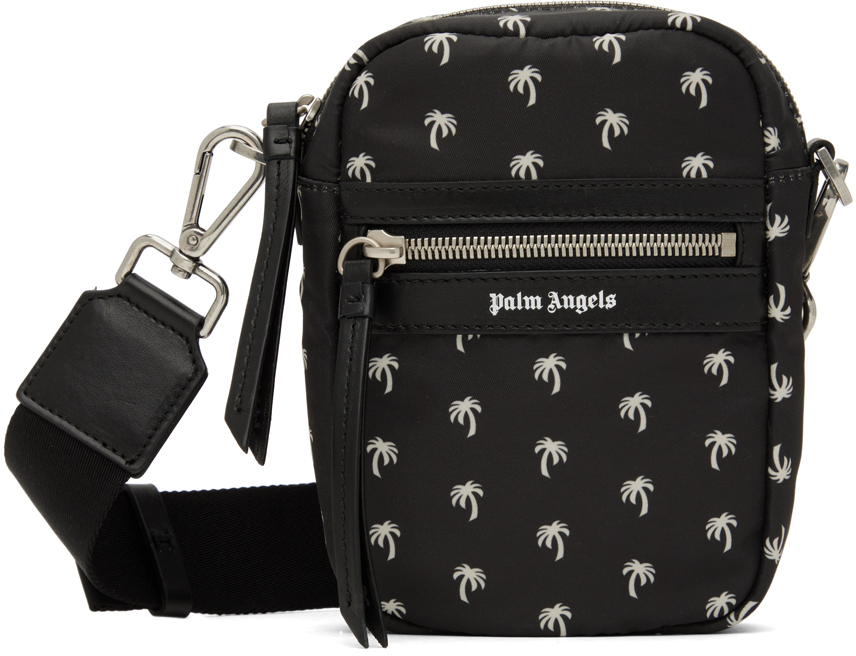 Palm Angels Black Mini Palms Messenger Bag