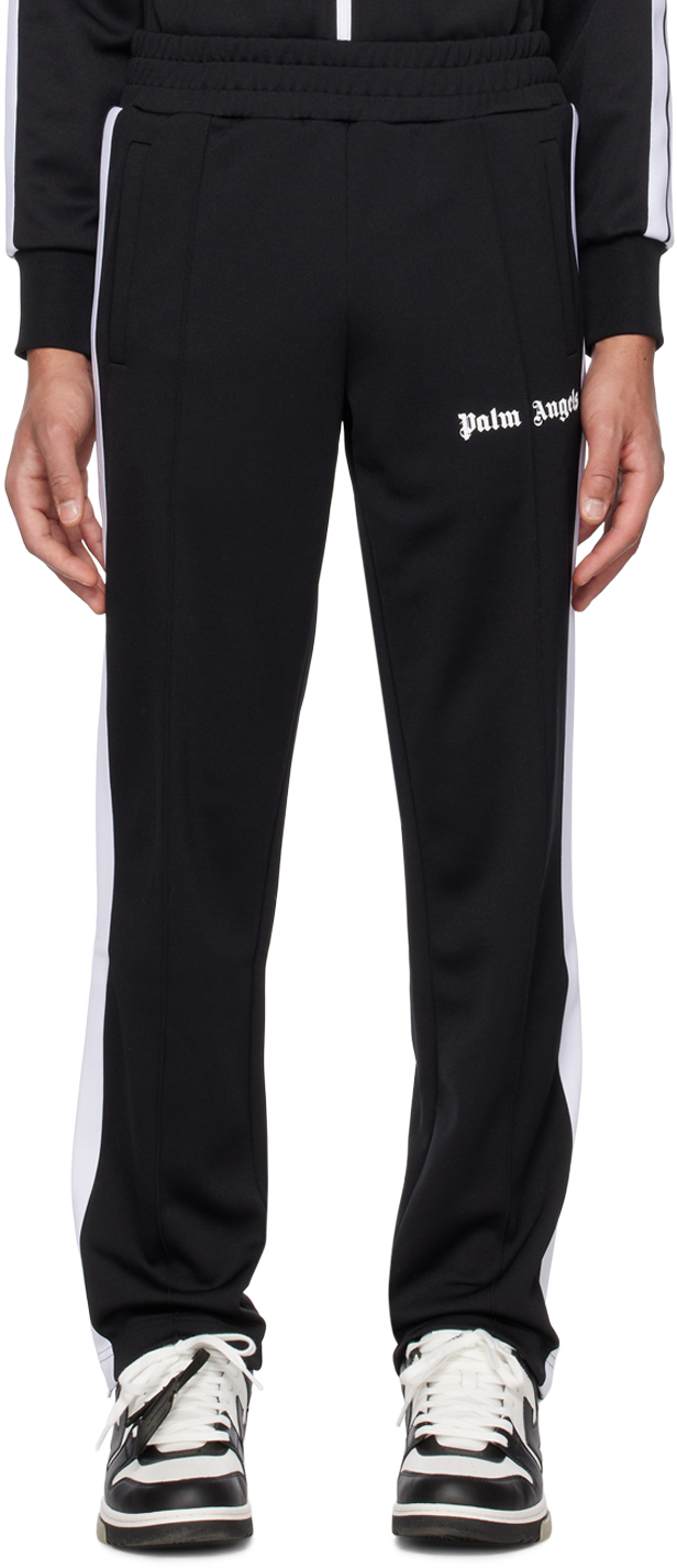 Black Classic Track Pants by Palm Angels on Sale