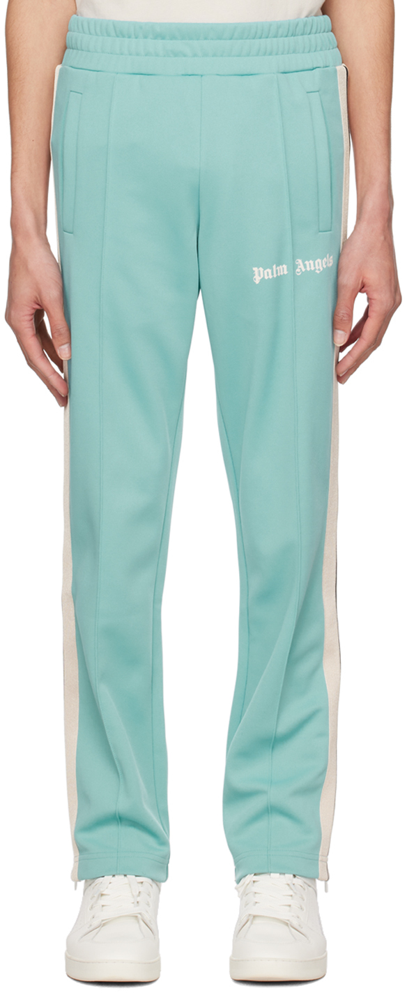 Monogram Classic Track Pants in blue - Palm Angels® Official