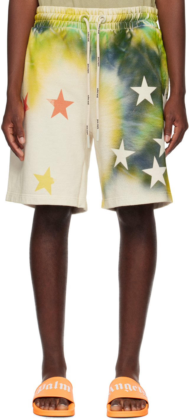 Off-White Sprayed Stars Shorts